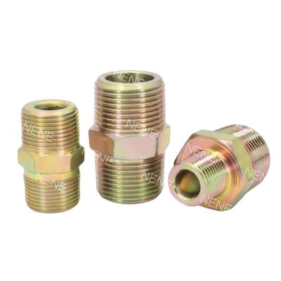 Złącze hydrauliczne BSP z płaskim wylotem 3/8" Ciśnienie nominalne 30MPa Złączki rurowe pneumatyczne