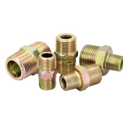 Złączka hydrauliczna z gwintem 1/2 cala, adapter hydrauliczny, złącze typu "płaskie usta"