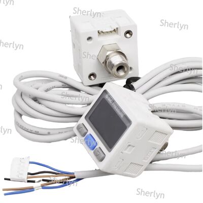 SMC ISE30A-01-N-L Przemysłowy cyfrowy przełącznik ciśnienia dodatniego NPN Wyjście 1MPa Zakres Pneumatyczny System Monitorowanie ciśnienia specjalne