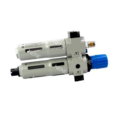 FRC-1/4-D-7-MINI-A-MPA 8002345 Pneumatyczna jednostka FRL z obudową z odlewu cynkowego 40 μm G1/4 W pełni automatyczny spust 0,5-7 bar FESTO z manometrem MPA 1300 l/min