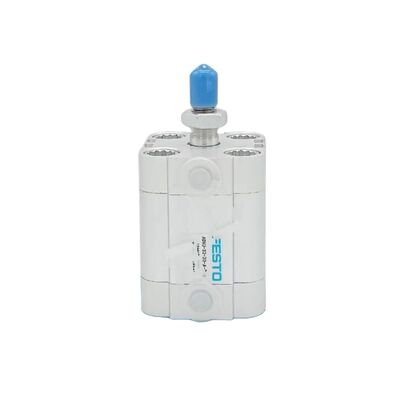 Siłownik pneumatyczny serii ADVU Festo ADVU-12-30-A-P-A 156591 Gwint zewnętrzny 12x30mm Port M5 Cylinder dwustronnego działania Tłok magnetyczny ISO 6432 Compact