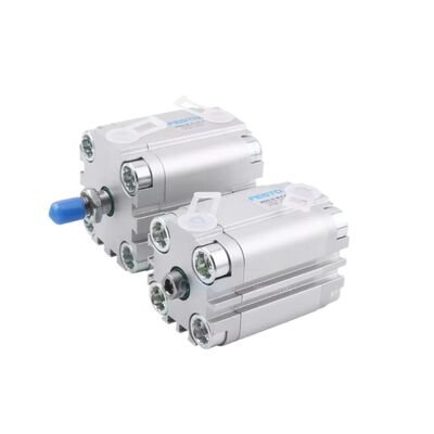 Siłownik pneumatyczny serii ADVU Festo ADVU-12-30-A-P-A 156591 Gwint zewnętrzny 12x30mm Port M5 Cylinder dwustronnego działania Tłok magnetyczny ISO 6432 Compact