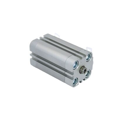 Blokada palety Otwór 20 mm x skok 20 mm FESTO ADVU-20-20-P-A 156517 Kompaktowy siłownik pneumatyczny z gwintem wewnętrznym Port M5, dwustronnego działania z tłokiem magnetycznym ISO 6432