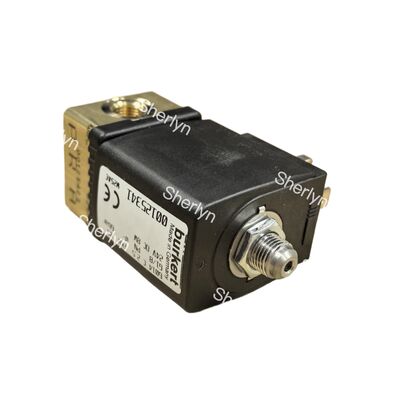 1,5 W o bardzo małej mocy G1 1/4″ 25 mm FKM, uszczelniony mosiężny zawór elektromagnetyczny Burkert 00221888 24 V DC 2/2 NC 0-120°C ze wspomaganiem