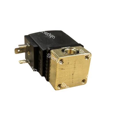 1,5 W o bardzo małej mocy G1 1/4″ 25 mm FKM, uszczelniony mosiężny zawór elektromagnetyczny Burkert 00221888 24 V DC 2/2 NC 0-120°C ze wspomaganiem