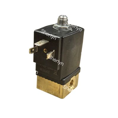 1,5 W o bardzo małej mocy G1 1/4″ 25 mm FKM, uszczelniony mosiężny zawór elektromagnetyczny Burkert 00221888 24 V DC 2/2 NC 0-120°C ze wspomaganiem