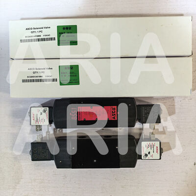ASCO SC8551A018MS SC8551A017MS 24DC AC110V 4-Way Aluminium 1/4 In Solenoidal Valve Namur Mount
