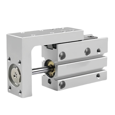 Dwukrotnie działający liniowy akwenator pneumatyczny z elastyczną poduszką FESTO SLS Series Mini Slide Cylinder SLS-6-30-P-A #170490 6mm Bore 30mm Stroke High Precision Ball Cage Guide