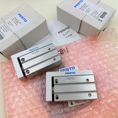 Mini cylinder z podwójnym poduszką SLS-10-10-P-A #170492 FESTO SLS Series Dwukrotnie działający cylinder pneumatyczny 10mm Bore 10mm Stroke Precyzyjne urządzenia pozycjonowania