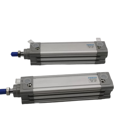 Otwór 32 mm, skok 80 mm FESTO DNC32-80-PPV-A 163307 Cylinder pneumatyczny dwustronnego działania z dwustronną regulowaną poduszką pneumatyczną PPV