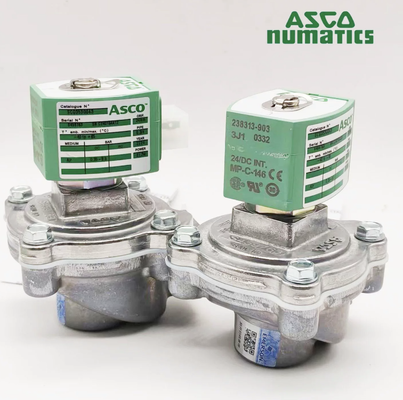 Ciężki SCG353G043 ASCO Wyrzutnik elektryczny pulsowy szerokie ciśnienie 0,35-8,5 bar 3/4 "Ciała aluminiowe
