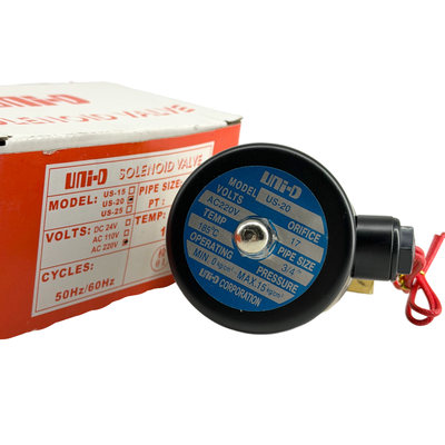 US-20 Piston Pilot Operated Light Oil Valve Temperatura od -20°C do 185°C Zaprojektowany do sterowania przemysłowymi systemami przenoszenia oleju