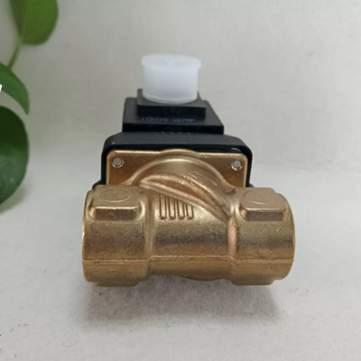 AC220V 8W oryginalny Burkert 00221605 6213 NC zawór magnetyczny, G1/2 port 13 otwór NBR uszczelniacz, obudowa mosiężna działająca w temperaturze od -10°C do 80°C 0-10bar