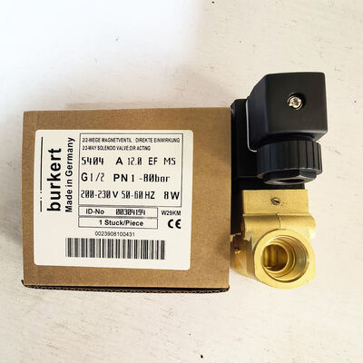 "00304194 00304191 00304193 Burkert zawór sterujący elektronoidem zapewniający stabilną pracę w różnych zastosowaniach przemysłowych 5404 G1/2 2/2 Zazwyczaj zamknięty