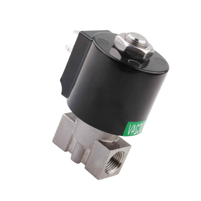 8.7AAS020B Wielkość przycisku 1/2 3/8 Pneumatyczny zawór magnetyczny ze stali nierdzewnej 304 Materiał nadwozia Otwór Wielkość 2 mm