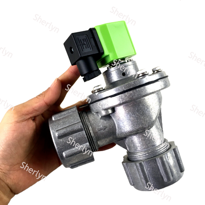 BFEC DMF-ZM-25 Dust Collector Pulse Valve, Right Angle With Nut Structure, Spare Part for Baghouse Equipment