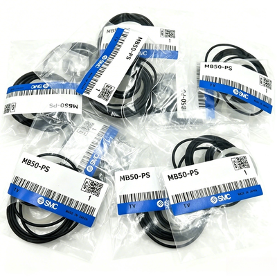 Zestaw serwisowy do siłownika pneumatycznego SMC MB63-PS, pełny zestaw uszczelek, naprawa wycieków powietrza, zamiennik dla siłownika pneumatycznego z drążkami mocującymi serii MB, dwustronnego działania