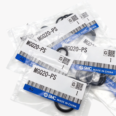 Zestaw serwisowy do siłownika pneumatycznego SMC MGQ50-PS, gumowa uszczelka zapobiegająca wyciekom, do siłownika prowadzącego MGQ50 o dużej odporności na obciążenia boczne, kompaktowy, odnawianie wydajności układu pneumatycznego