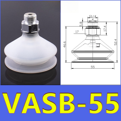 FESTO VASB55 Robotic Vacuum Gripper Bellows Suction Cup White Silicone Black NBR Blue NBR Flexible Adaptation For Uneven Inclined Surfaces Automation Line