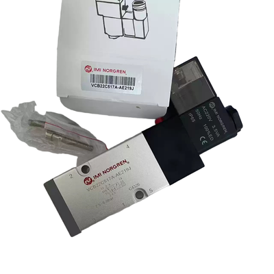 NAMUR Montowany zawór magnetyczny IMI NORGREN VCB22C517A-AE219J G1/4 AC220V 5/2 Jednorazowy zawór pneumatyczny sterowania kierunkowego dla siłownika