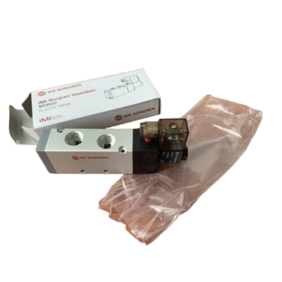 3350 L/min High Flow NORGREN VCB22D517A-AD213L Solenoid Valve G1/2 24VDC 5/2 Spring Return Pneumatic Spool Valve IP65 Aluminum Body