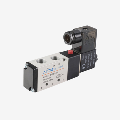 Airtac AC220V DC24V Węzeł magnetyczny Węzeł oddzielny do wymiany dla zaworu magnetycznego pneumatycznego serii 4V Klasy F Izolacja Din Konektor Tolerancja szerokiego napięcia