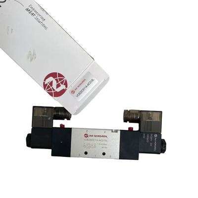 Zawór elektromagnetyczny dwustronnego działania G3/8 NORGREN VCB22C511A-AC213L 24VDC 5/2 zawór kierunkowy pneumatyczny do systemu przenośników 1800 l/min