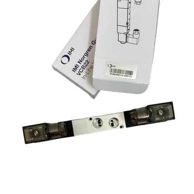 5/3 Zawór elektromagnetyczny z zamkniętym środkiem NORGREN VCB22B611A-AB213J G1/4 24VDC Dwustronny zawór elektromagnetyczny pozycjonujący do pływającego mocowania 5-portowy 3-pozycyjny
