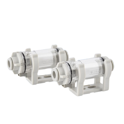SMC ZFC100‑06B ZFC200‑06B Compact Negative Pressure Suction Filter One‑Touch Push‑In Fitting Anti‑Scatter Lock Mechanism Tool‑Free Element Swap For Automation Pneumatic Auxiliary Pipeline