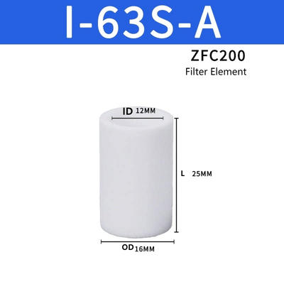 SMC ZFC200 ZFC300 ZFC Series In‑Line Suction Filter Element High Dirt Holding Capacity Block Fine Debris Reduce Vacuum Fluctuation For Continuous Industrial Pick And Place Equipment