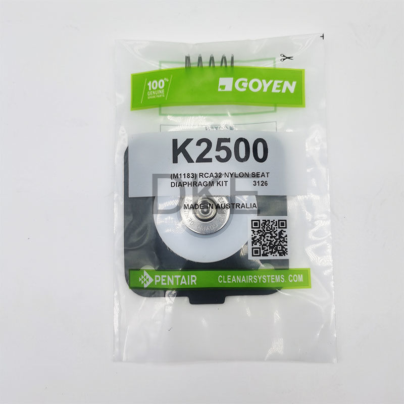 Dołącz do diafragmy zaworu pulsowego Goyen nitrylowego K2500 M1183 CA/RCA32 T * 0-0,8MPa