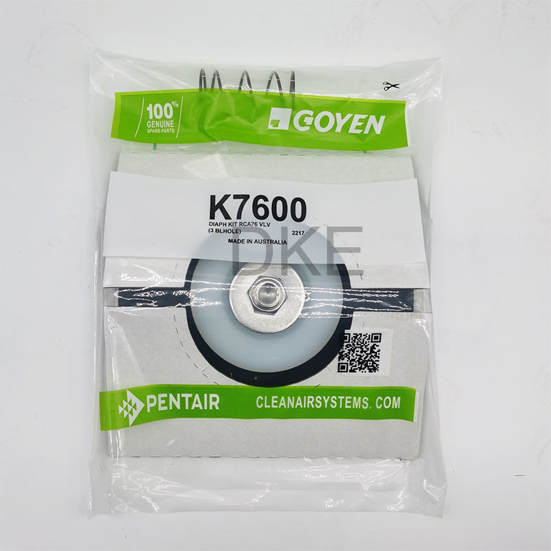 Zestaw naprawy błony otworu typu Goyen K7600 CA76 / RCA76 Wielkość 3" MM T Series Buna / Nylon