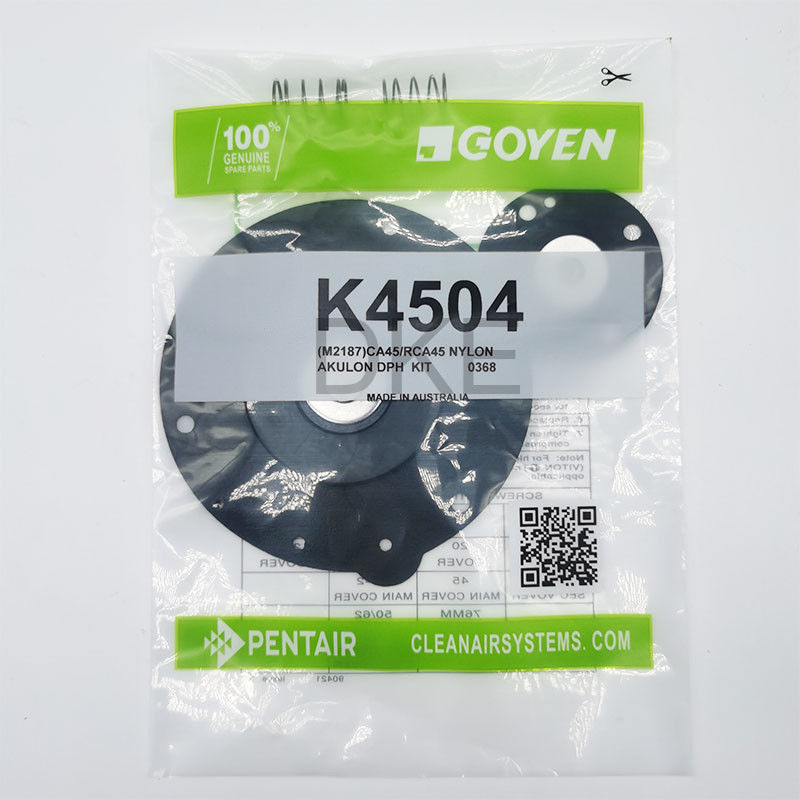 Goyen Buna Diaphragm Repair Kit K4504 M2187 CA/RCA45 DD,FS,T serii, wielkość 1 1/2