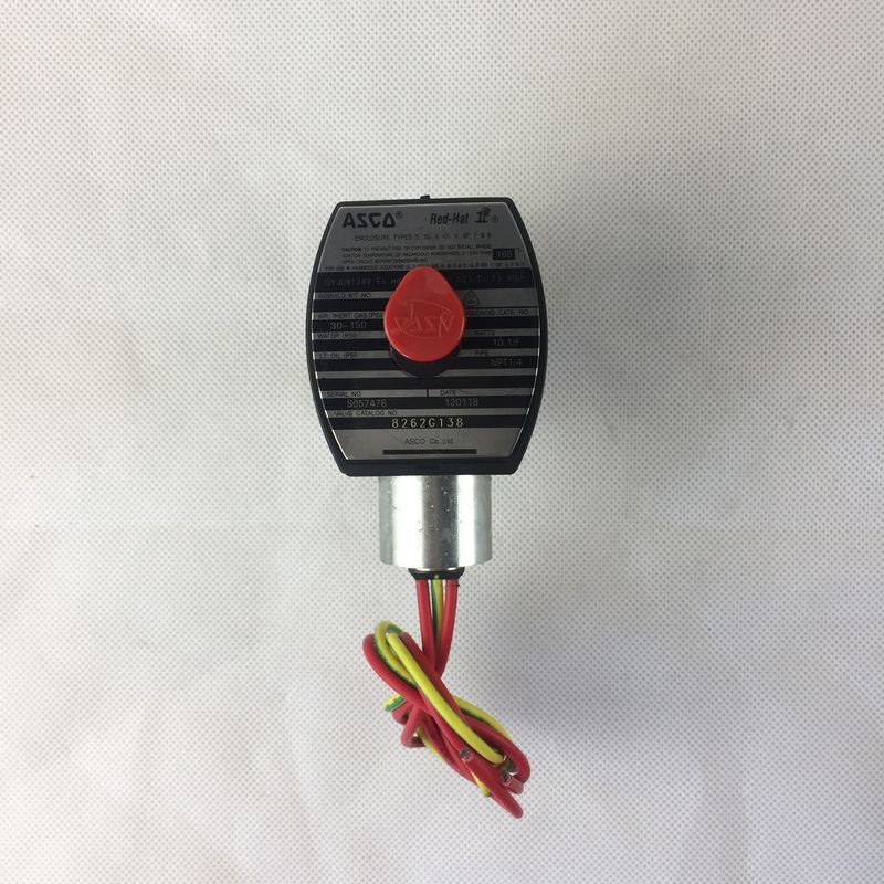 ASCO 8262G138 General Service 1/4" Normalnie otwarte 2/2 Way Single Solenoid Valve