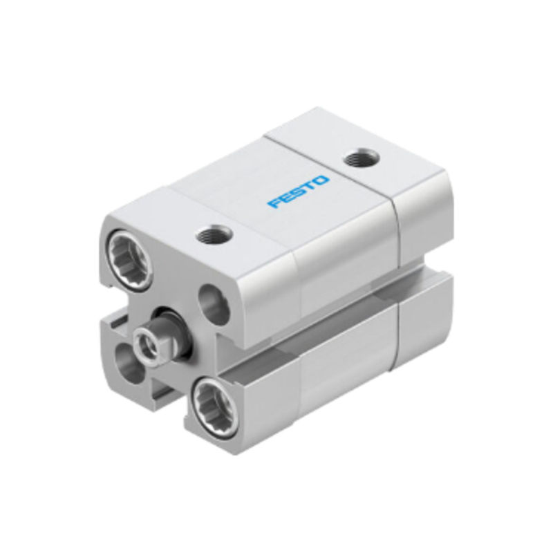 DNA-12-5-A-P-A tłok Pneumatyczny Cylinder Seria ADN Podwójnie działający 20mm Stroke 12mm Rod Wrought Aluminium Alloy