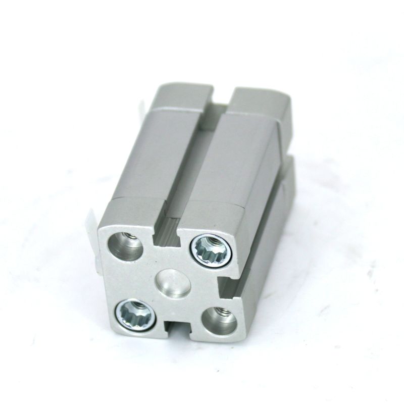 ADN-12-40-A-P-A 536210 Kompaktowy cylinder tłokowy ze stopu aluminium o długości 12 mm z uderzeniem 40 mm do zastosowań przemysłowych