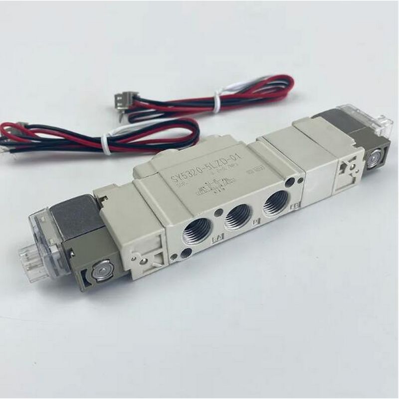 SMC SY5220-5LZD-01 DC24V Wielkość węzła 1/8 Pneumatyczny węzł węzłowy 2 pozycja podwójna