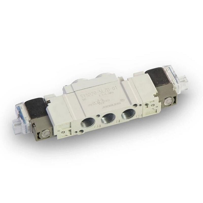SMC SY5120-5LZD-C8 2 Pozycja Jednorazowe dopasowanie o jednym dotyku ø8 Pneumatyczny zawór magnetyczny DC24V