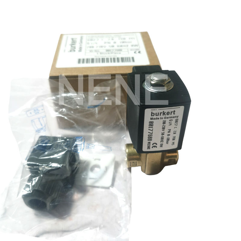 Burkert Solenoid Valve 00134241 6013 Typ G1/8-Inch 2.5 Otwór przepływowy FKM Zamknięte miedziane zawory 24VAC 8W 0~16bar