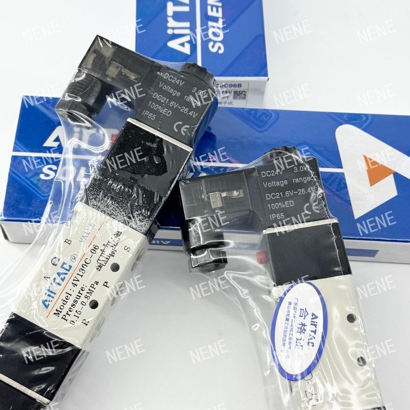 5 Droga 3 Pozycja 4V130E-06 Płyn powietrza AIRTAC zawór magnetyczny z aluminium