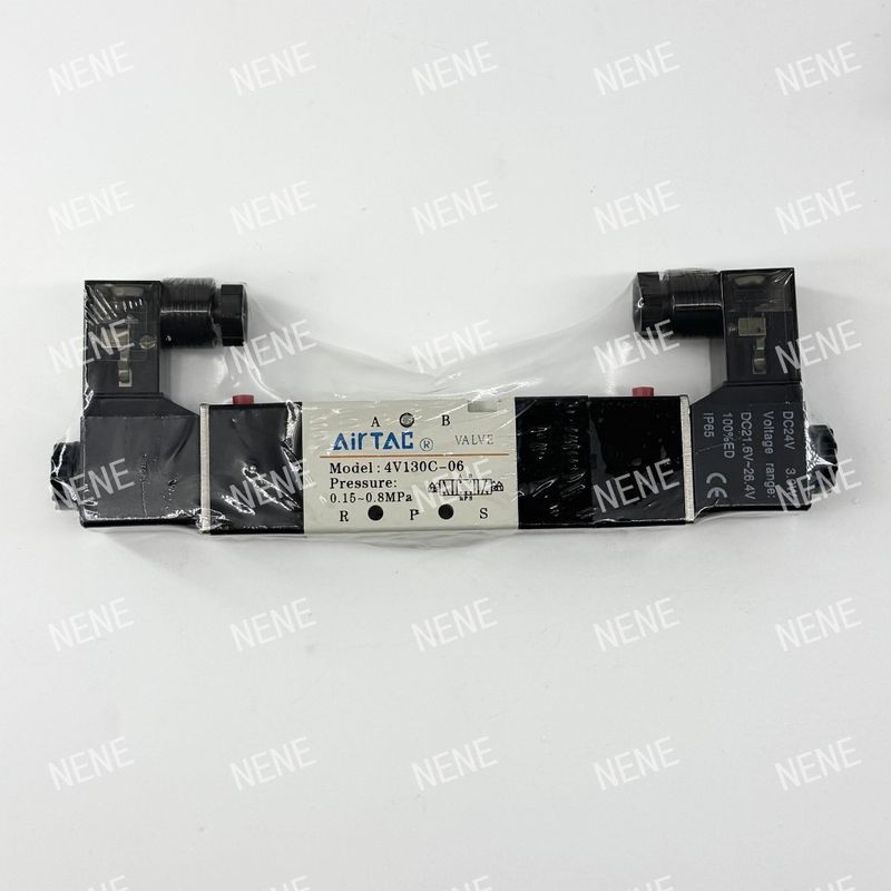 Elektronowo-magnetyczny zawór 4V130P-06 AIRTAC do precyzyjnego sterowania powietrzem w zakresie ciśnienia od 0,15 do 0,8 MPa