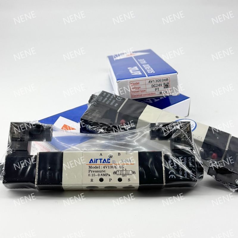 AIRTAC 4V230C-06 Materiał korpusu ze stopu aluminium Zawór elektromagnetyczny 24VDC 220V Do zastosowań wysokiego ciśnienia
