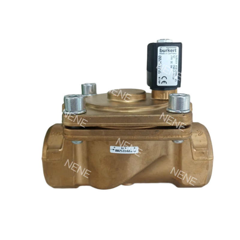 Zawór elektromagnetyczny Burkert 00221851 6281 G3/4 2/2 normalnie zamknięty 20.0 Otwór przepływu NBR Uszczelniony Mosiężny korpus zaworu AC24V 8W