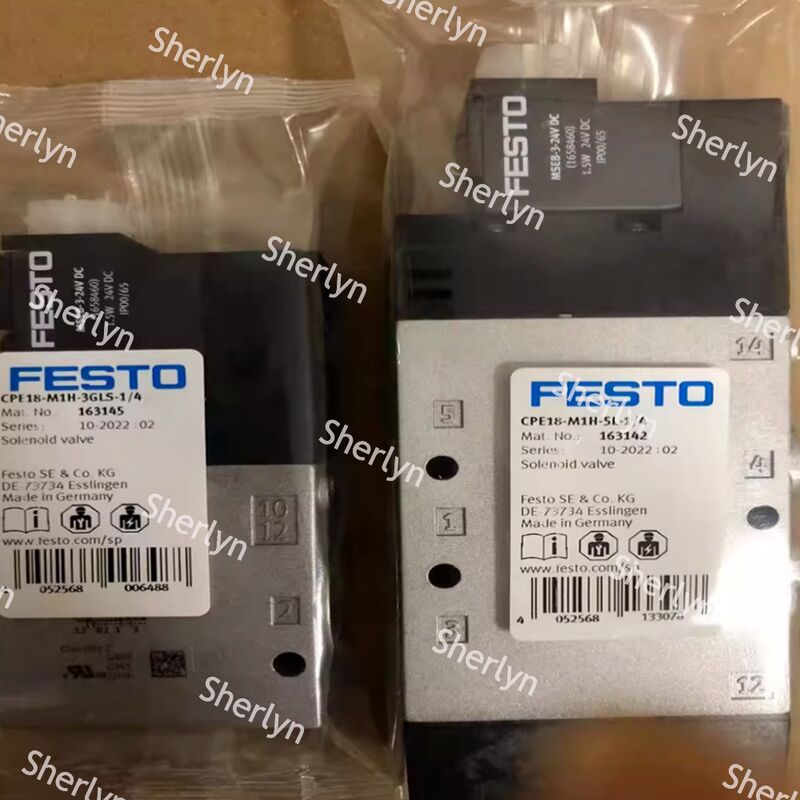 FESTO Zawór elektromagnetyczny powietrza CPE18-M1H-3GL-QS-8 163149 3/2, Zamknięty, Monostabilny