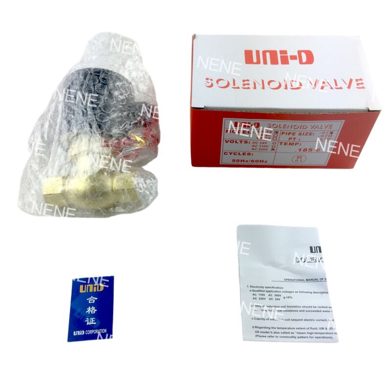 US-10 Jednostronny pneumatyczny zawór elektromagnetyczny 3/8" NPT 2/2-drogowy normalnie zamknięty (N.C)