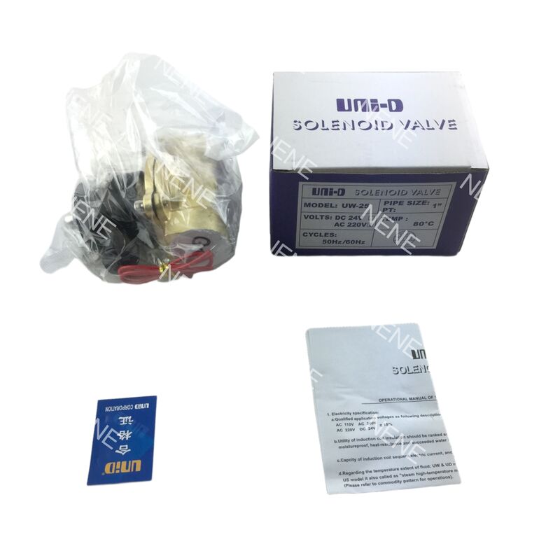 Zawór elektromagnetyczny pneumatyczny UNID UW-15 1/2 cala DC24V AC220V AC110V Przepustnica 15 mm