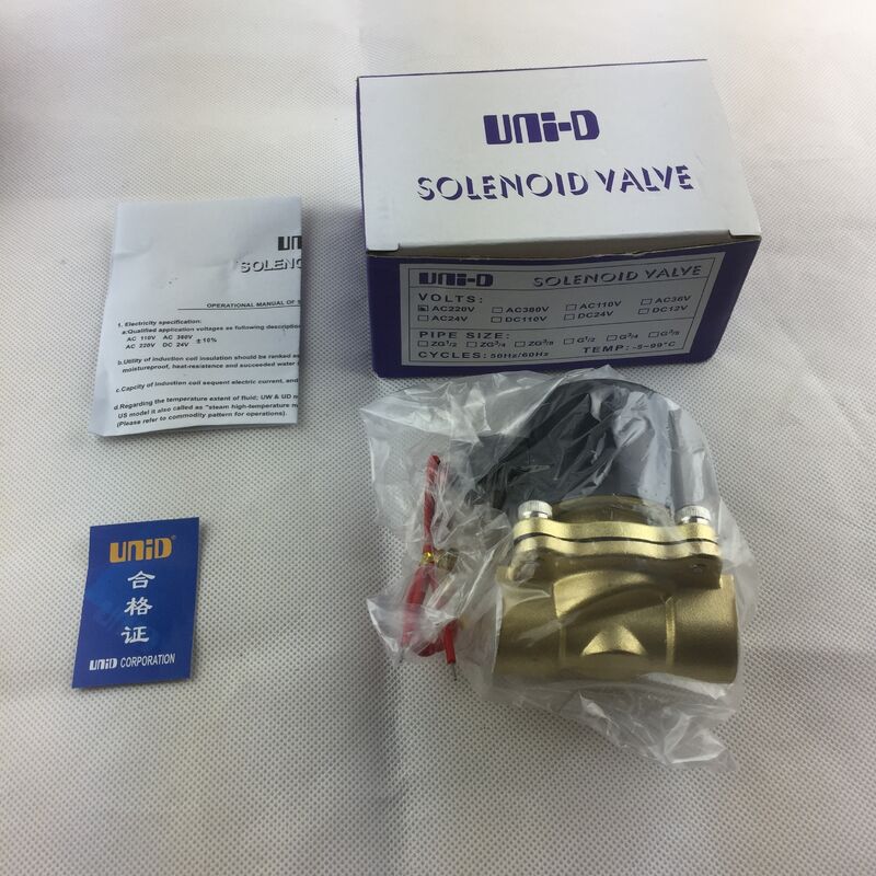UW-25 Korpus miedziany Normalnie zamknięty zawór powietrzny Dwukierunkowy zawór elektromagnetyczny Zawór wodny Zawór magnetyczny