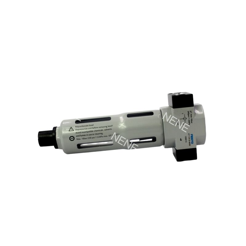 Festo LFR-1/4-D-7-MINI-MPA 8002301 40μm G1/4 Manual Drain Zink Alloy With Pressure Gauge