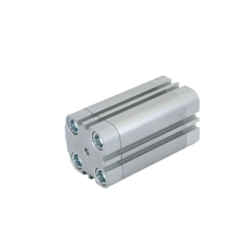 Pneumatyczne złącze wciskane FESTO ADVU-20-10-P-A 156515 Otwór 20 mm Skok 10 mm Gwint wewnętrzny Kompaktowy cylinder dwustronnego działania Port M5 Tłok magnetyczny ISO 6432