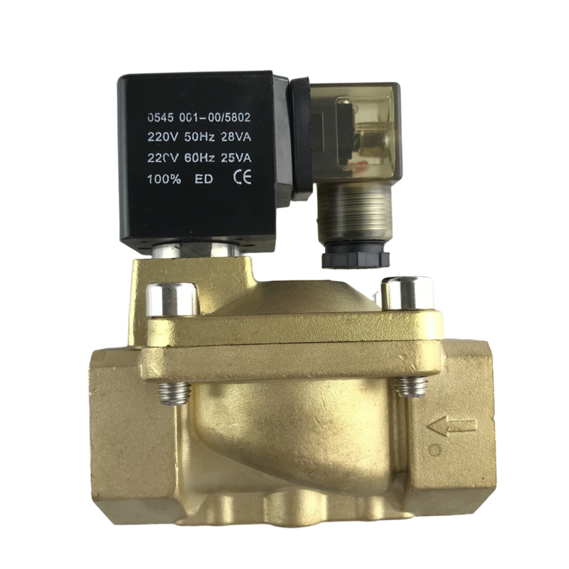 Wielkość przewodu 3/8" do 2" cali Ciśnienie zaworu magnetycznego pneumatycznego 0,5 do 10 barów Klasa ochrony IP65 Zaprojektowany do automatyki pneumatycznej